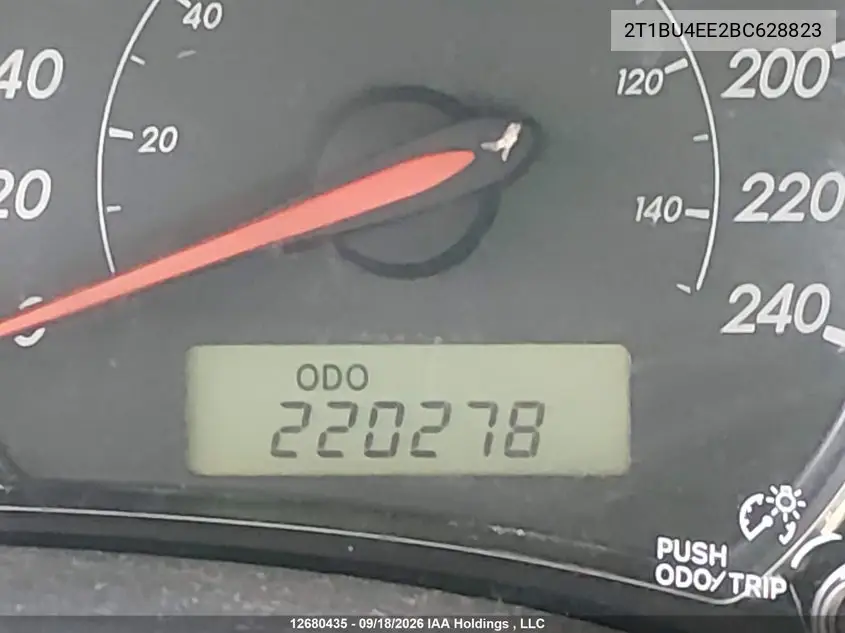 2011 TOYOTA COROLLA VIN 2T1BU4EE2BC628823 — фото 16