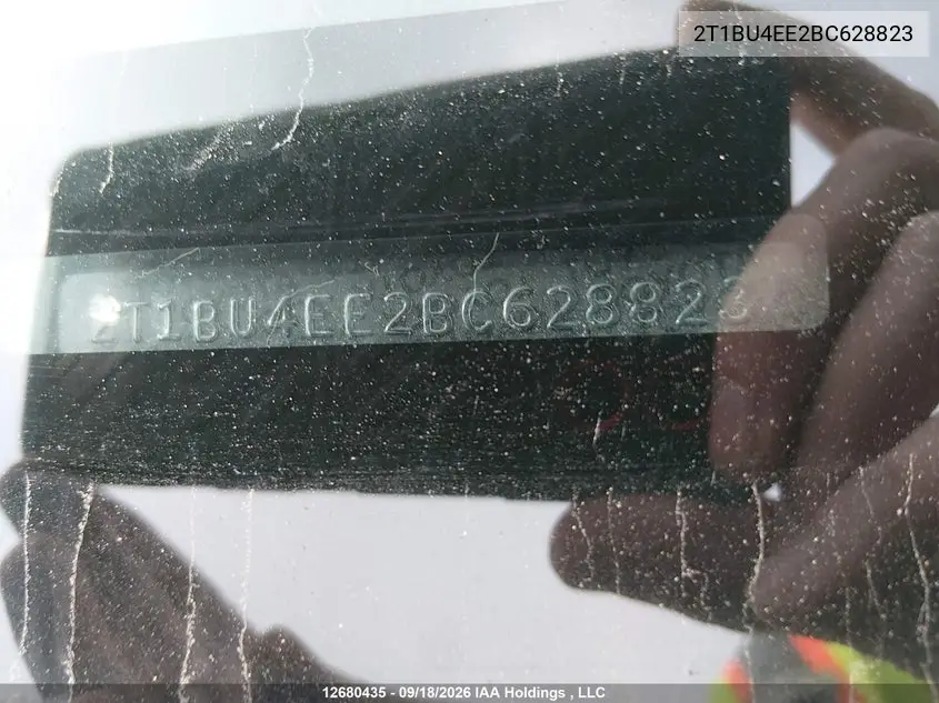 2011 TOYOTA COROLLA VIN 2T1BU4EE2BC628823 — фото 19