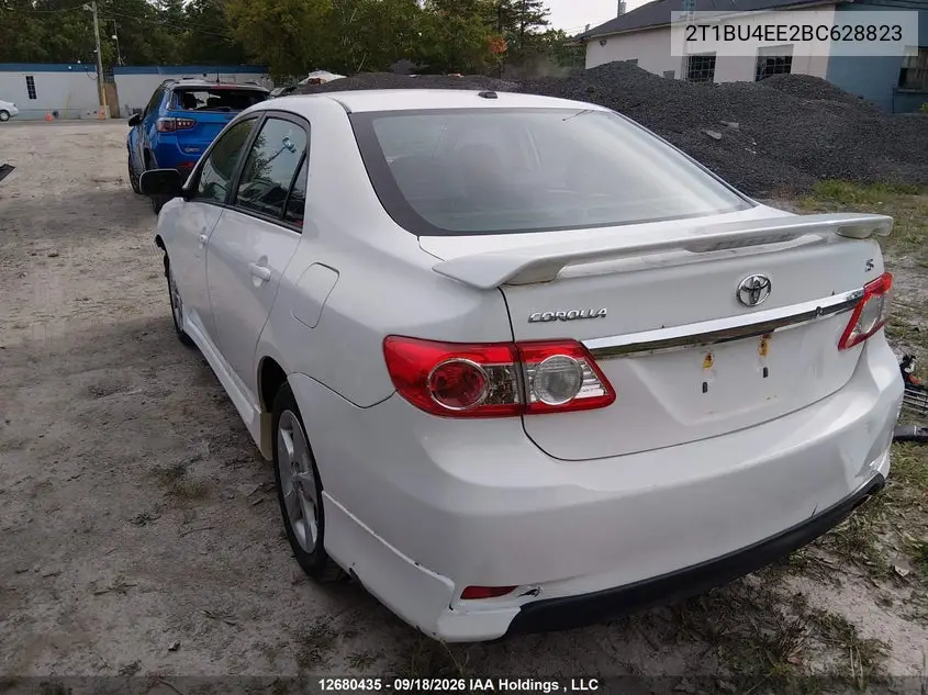 2011 TOYOTA COROLLA VIN 2T1BU4EE2BC628823 — фото 3