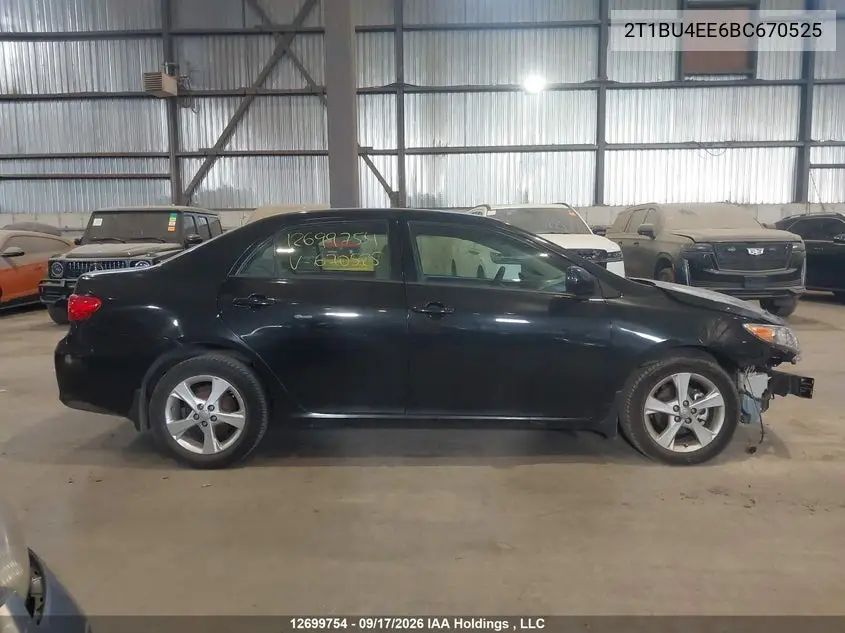 2011 TOYOTA COROLLA VIN 2T1BU4EE6BC670525 — фото 14