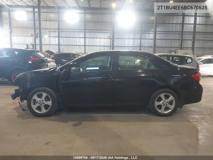 2011 TOYOTA COROLLA VIN 2T1BU4EE6BC670525 — фото 15
