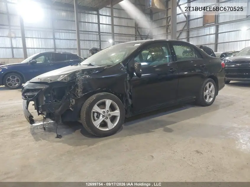 2011 TOYOTA COROLLA VIN 2T1BU4EE6BC670525 — фото 2