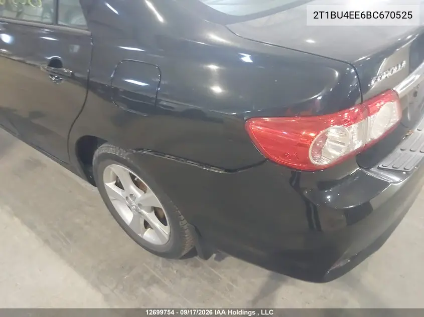2011 TOYOTA COROLLA VIN 2T1BU4EE6BC670525 — фото 22