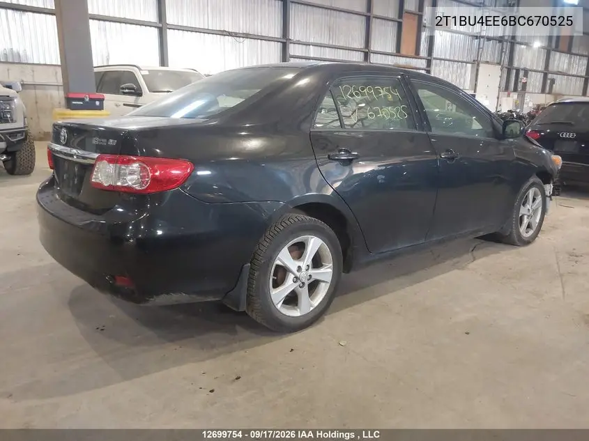 2011 TOYOTA COROLLA VIN 2T1BU4EE6BC670525 — фото 4