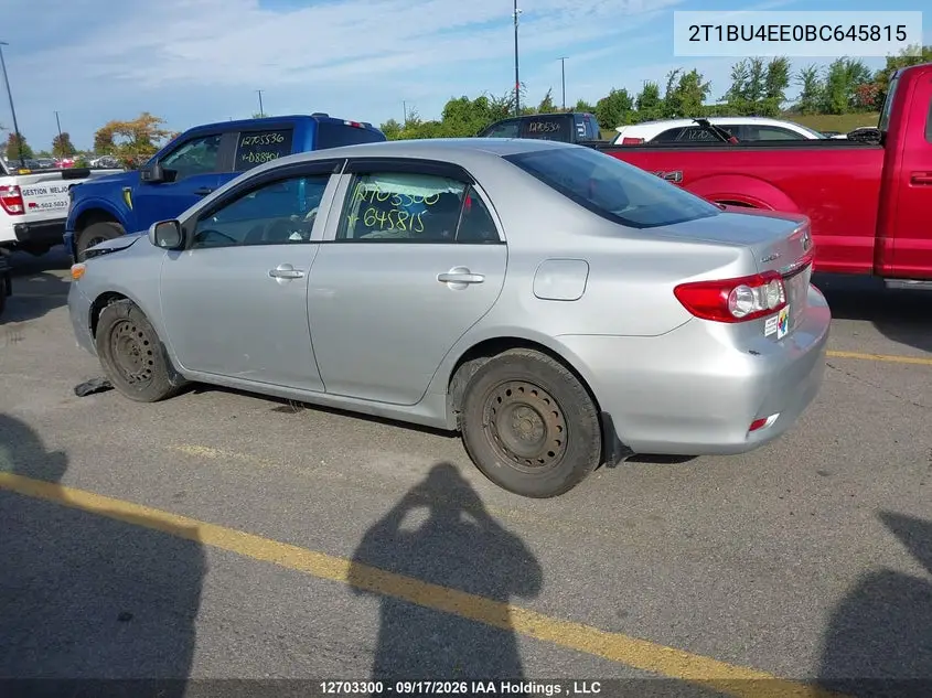 2011 TOYOTA COROLLA VIN 2T1BU4EE0BC645815 — фото 14