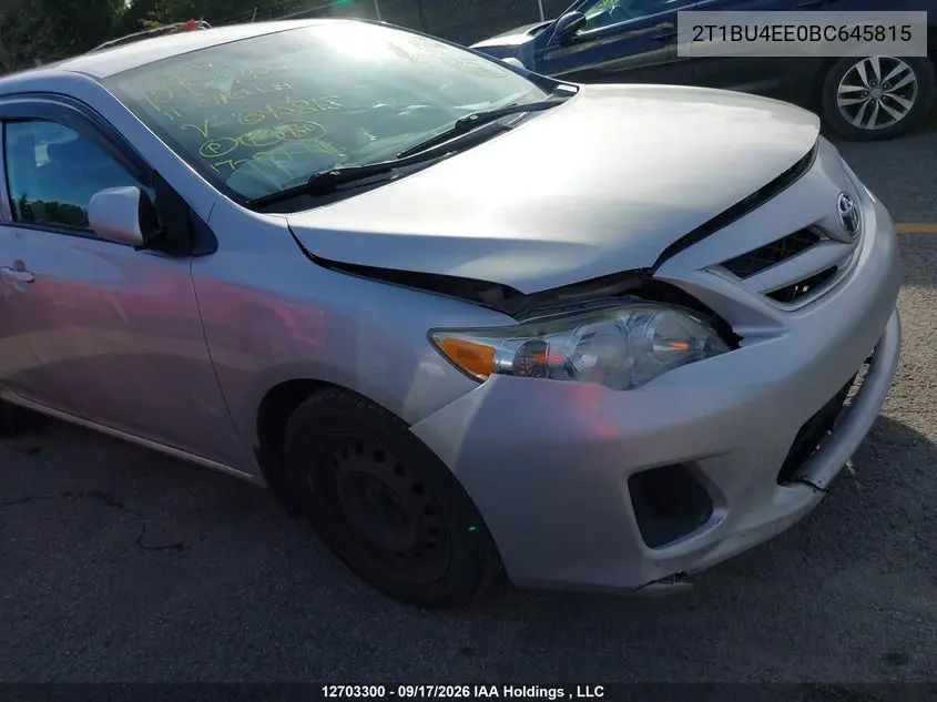 2011 TOYOTA COROLLA VIN 2T1BU4EE0BC645815 — фото 21