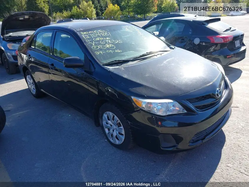 TOYOTA COROLLA 2011, VIN 2T1BU4EE6BC676325