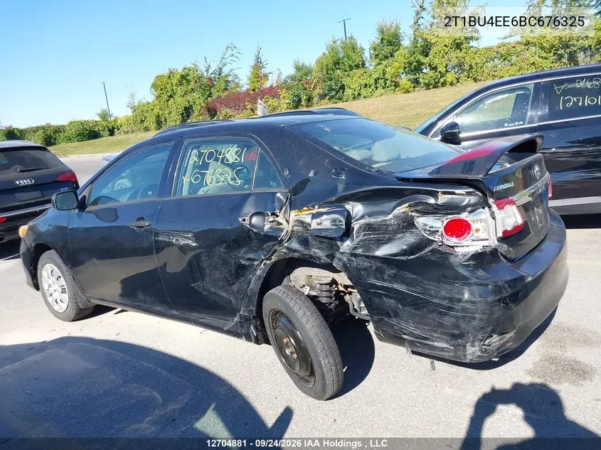 2011 TOYOTA COROLLA VIN 2T1BU4EE6BC676325 — фото 14