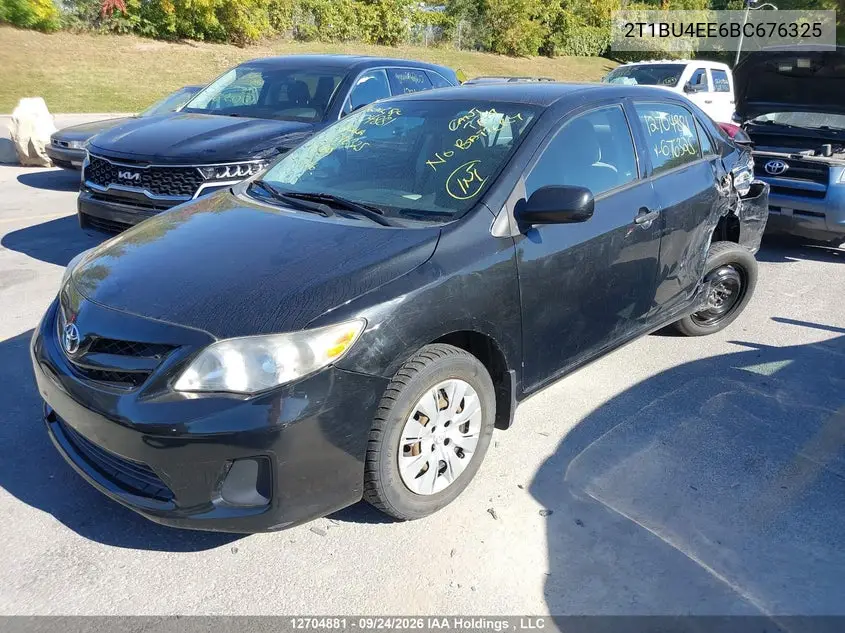 2011 TOYOTA COROLLA VIN 2T1BU4EE6BC676325 — фото 2