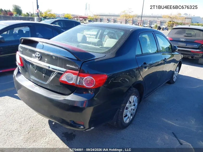 2011 TOYOTA COROLLA VIN 2T1BU4EE6BC676325 — фото 4