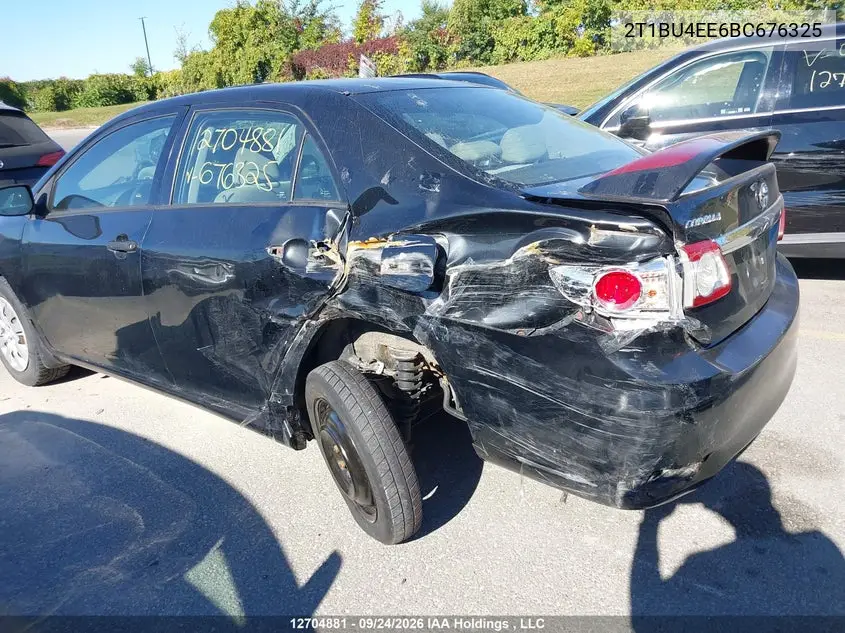2011 TOYOTA COROLLA VIN 2T1BU4EE6BC676325 — фото 6