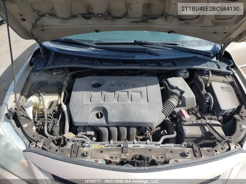 2011 TOYOTA COROLLA VIN 2T1BU4EE2BC584130 — фото 10