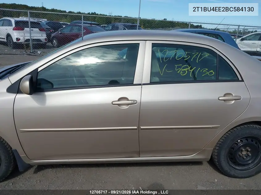 2011 TOYOTA COROLLA VIN 2T1BU4EE2BC584130 — фото 14