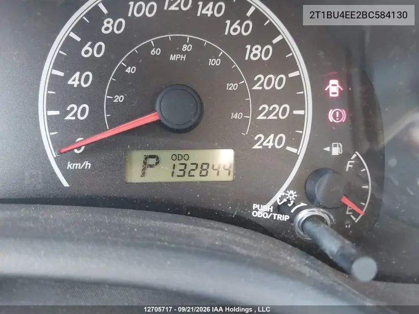2011 TOYOTA COROLLA VIN 2T1BU4EE2BC584130 — фото 15