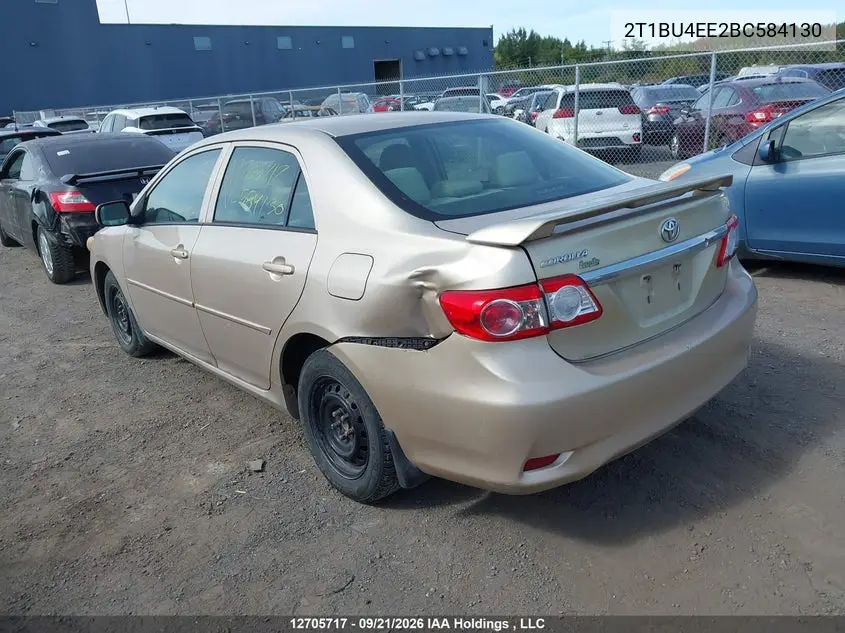 2011 TOYOTA COROLLA VIN 2T1BU4EE2BC584130 — фото 3