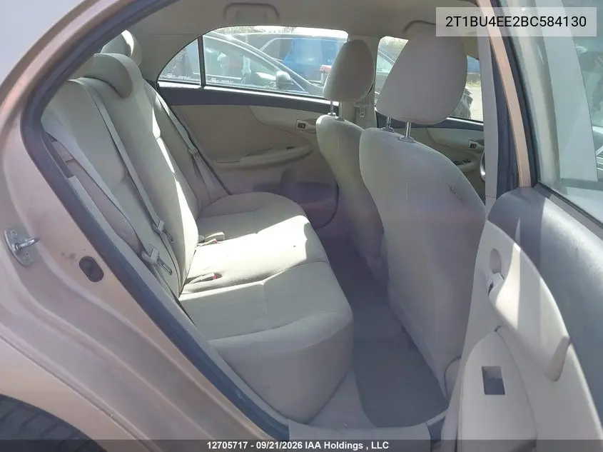 2011 TOYOTA COROLLA VIN 2T1BU4EE2BC584130 — фото 8