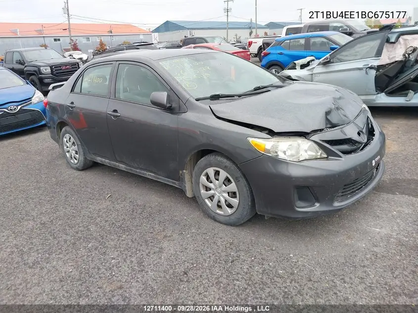 TOYOTA COROLLA 2011, VIN 2T1BU4EE1BC675177