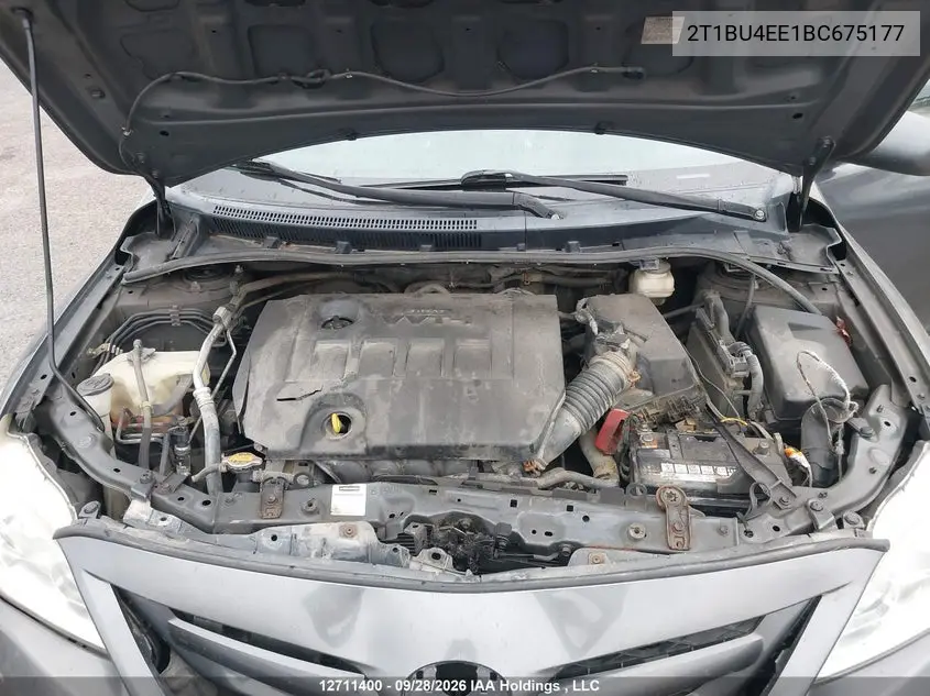 2011 TOYOTA COROLLA VIN 2T1BU4EE1BC675177 — фото 10
