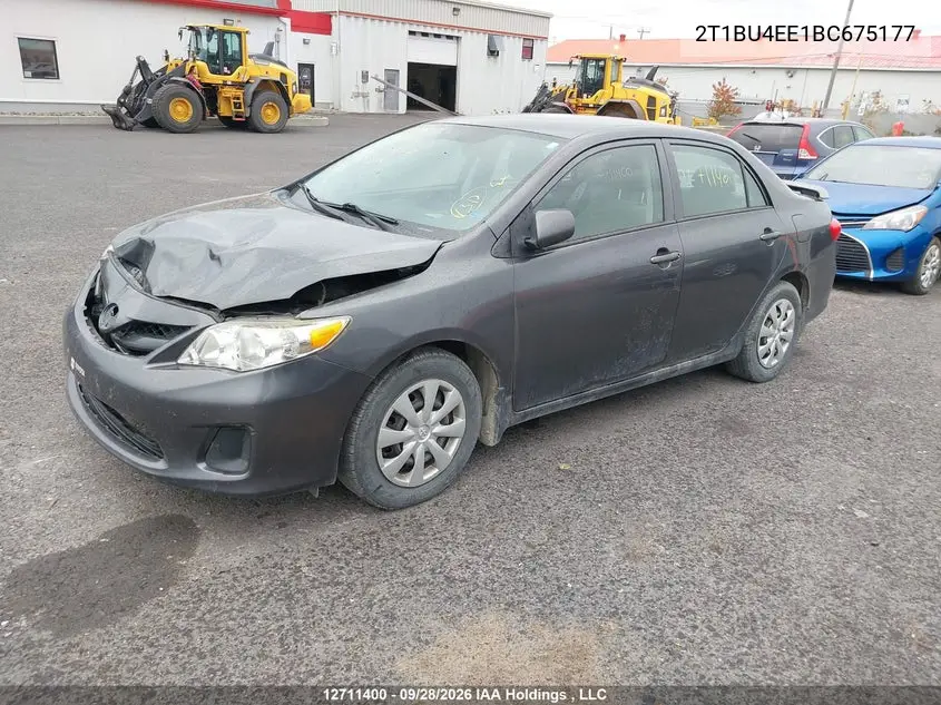 2011 TOYOTA COROLLA VIN 2T1BU4EE1BC675177 — фото 2