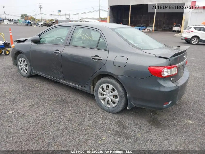 2011 TOYOTA COROLLA VIN 2T1BU4EE1BC675177 — фото 3