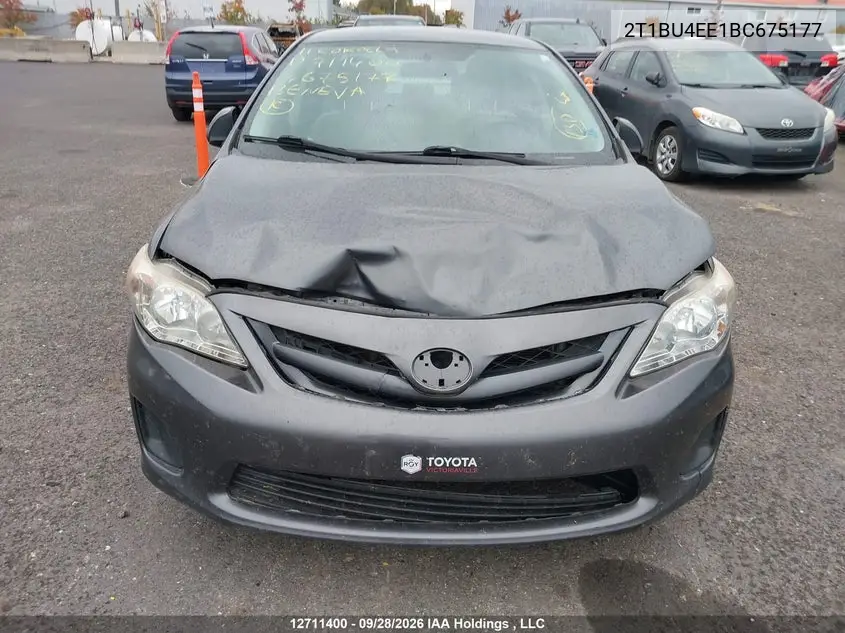 2011 TOYOTA COROLLA VIN 2T1BU4EE1BC675177 — фото 6