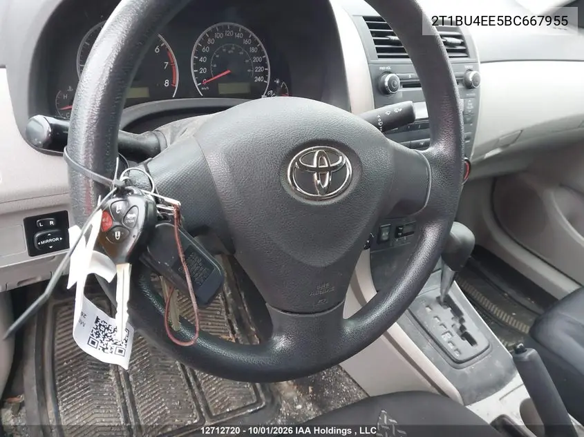 2011 TOYOTA COROLLA VIN 2T1BU4EE5BC667955 — фото 11