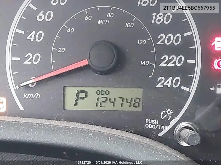 2011 TOYOTA COROLLA VIN 2T1BU4EE5BC667955 — фото 15