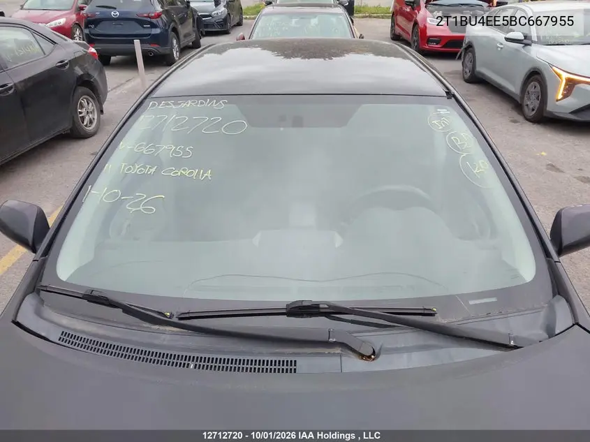 2011 TOYOTA COROLLA VIN 2T1BU4EE5BC667955 — фото 17