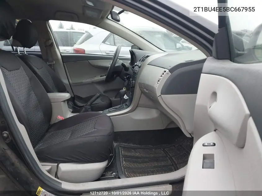 2011 TOYOTA COROLLA VIN 2T1BU4EE5BC667955 — фото 5