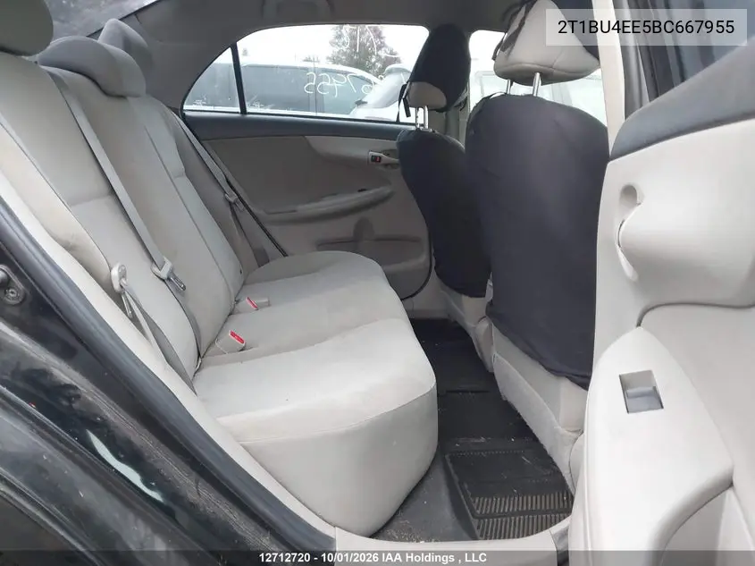 2011 TOYOTA COROLLA VIN 2T1BU4EE5BC667955 — фото 8