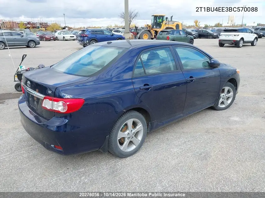 2011 TOYOTA COROLLA VIN 2T1BU4EE3BC570088 — фото 4