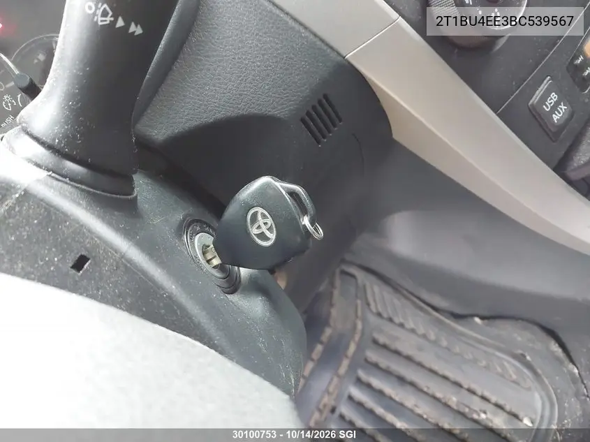 2011 TOYOTA COROLLA VIN 2T1BU4EE3BC539567 — фото 11