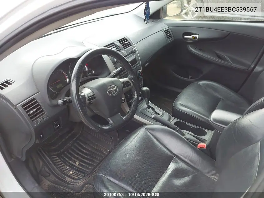2011 TOYOTA COROLLA VIN 2T1BU4EE3BC539567 — фото 5