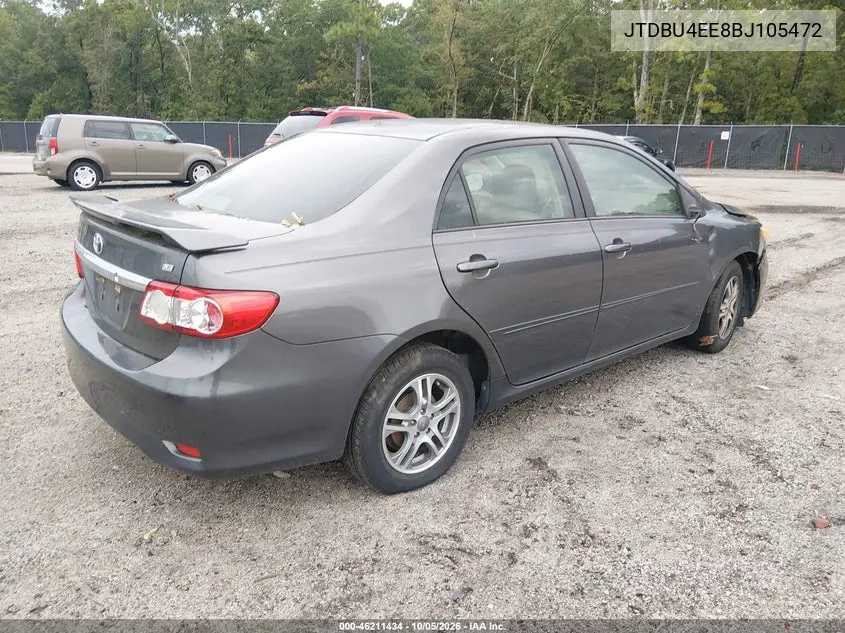 2011 TOYOTA COROLLA VIN JTDBU4EE8BJ105472 — фото 4