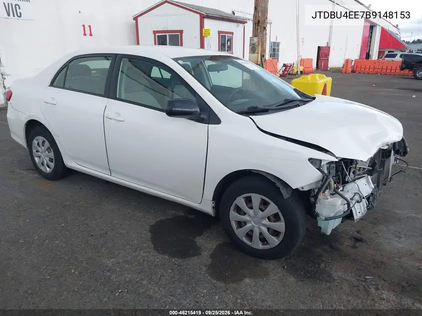 TOYOTA COROLLA 2011, VIN JTDBU4EE7B9148153