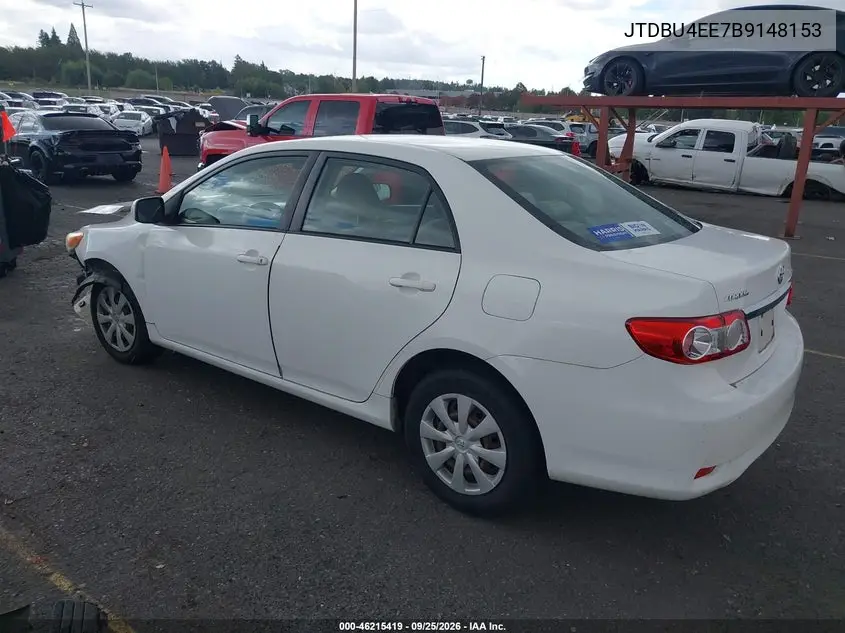 2011 TOYOTA COROLLA VIN JTDBU4EE7B9148153 — фото 3