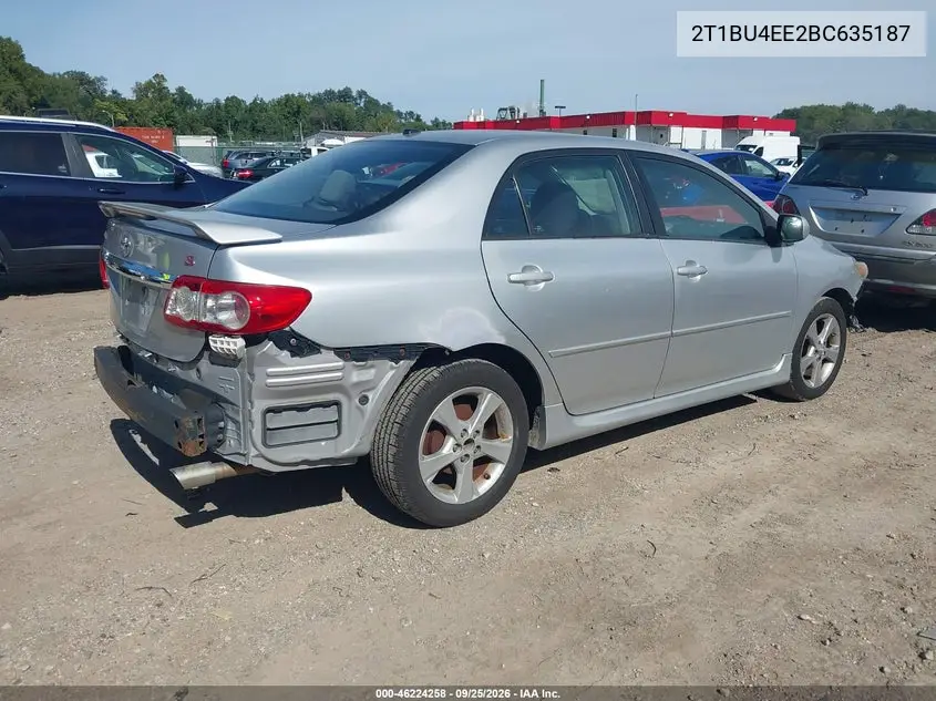 2011 TOYOTA COROLLA VIN 2T1BU4EE2BC635187 — фото 4