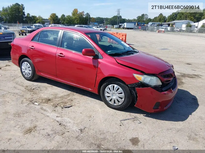 TOYOTA COROLLA 2011, VIN 2T1BU4EE6BC609014