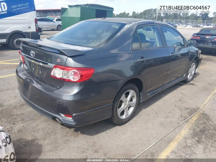 2011 TOYOTA COROLLA VIN 2T1BU4EE0BC604567 — фото 4