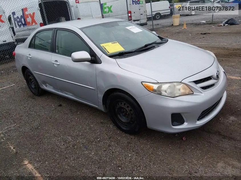 TOYOTA COROLLA 2011, VIN 2T1BU4EE1BC737872