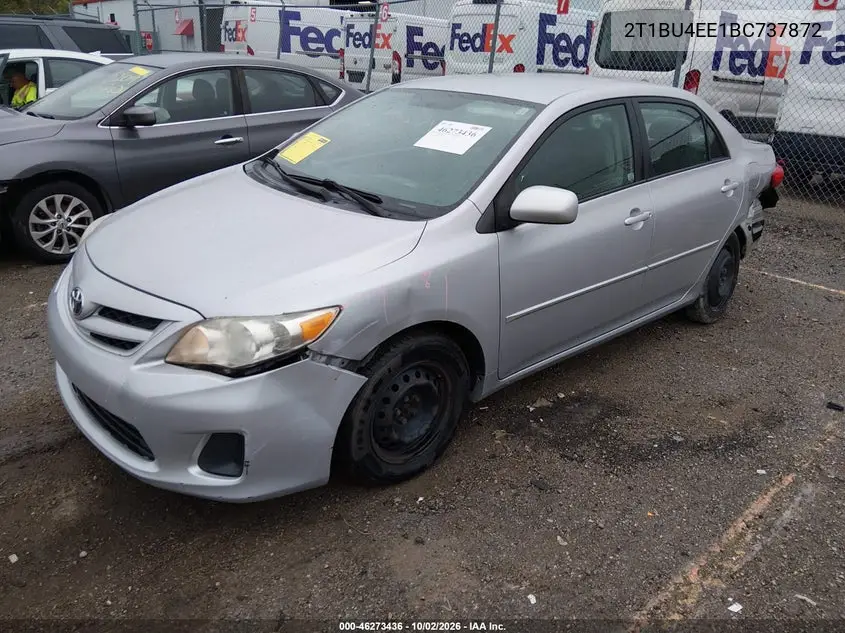 2011 TOYOTA COROLLA VIN 2T1BU4EE1BC737872 — фото 2