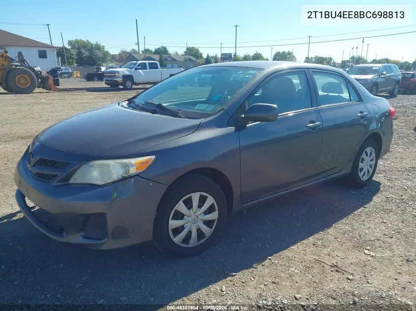 2011 TOYOTA COROLLA VIN 2T1BU4EE8BC698813 — фото 2