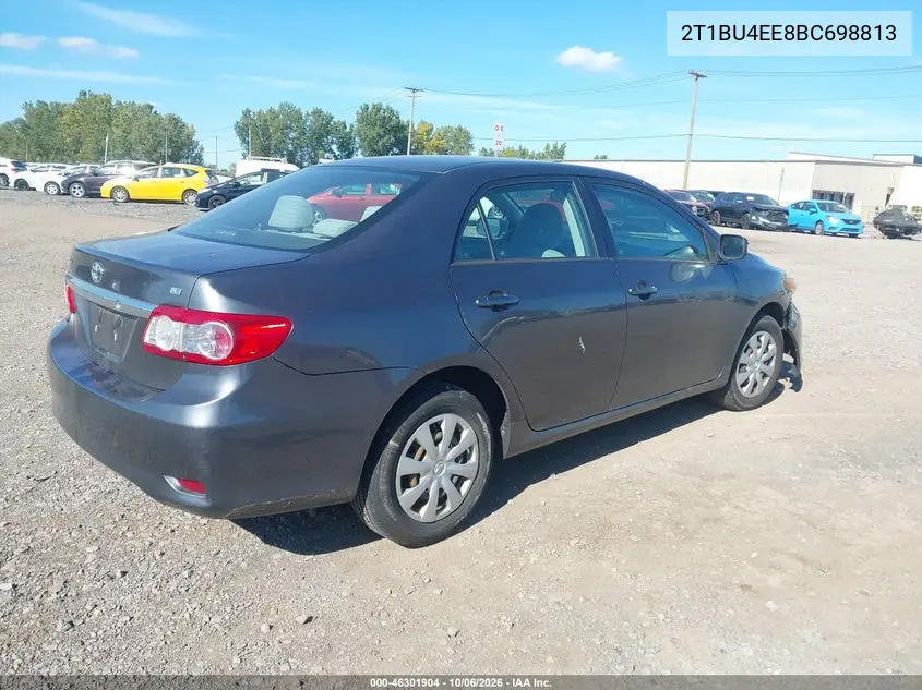 2011 TOYOTA COROLLA VIN 2T1BU4EE8BC698813 — фото 4