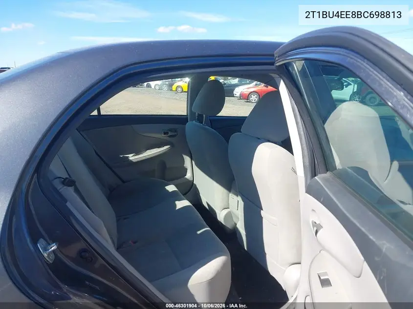 2011 TOYOTA COROLLA VIN 2T1BU4EE8BC698813 — фото 8