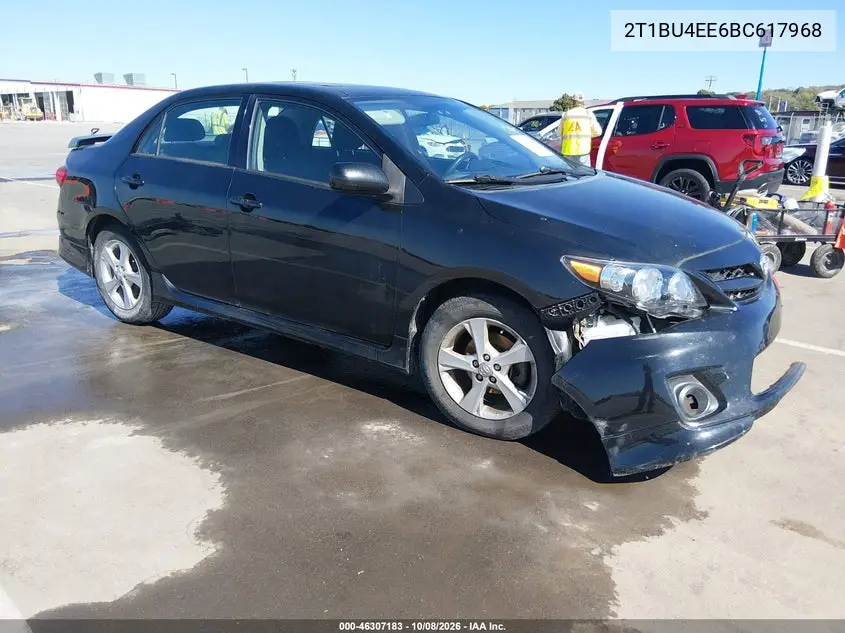 TOYOTA COROLLA 2011, VIN 2T1BU4EE6BC617968