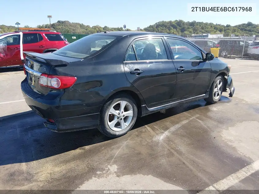 2011 TOYOTA COROLLA VIN 2T1BU4EE6BC617968 — фото 4