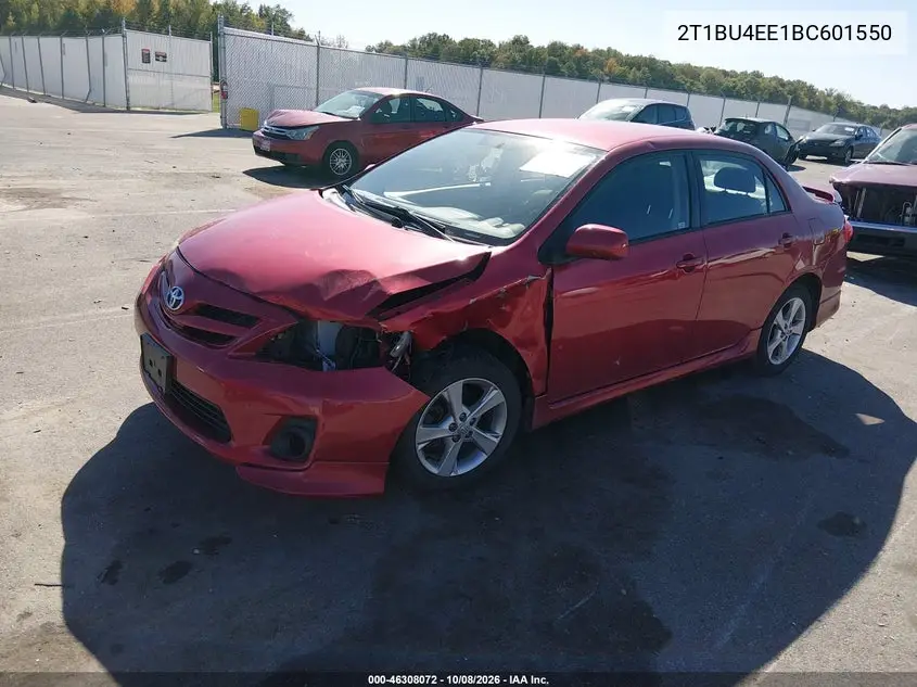 2011 TOYOTA COROLLA VIN 2T1BU4EE1BC601550 — фото 2