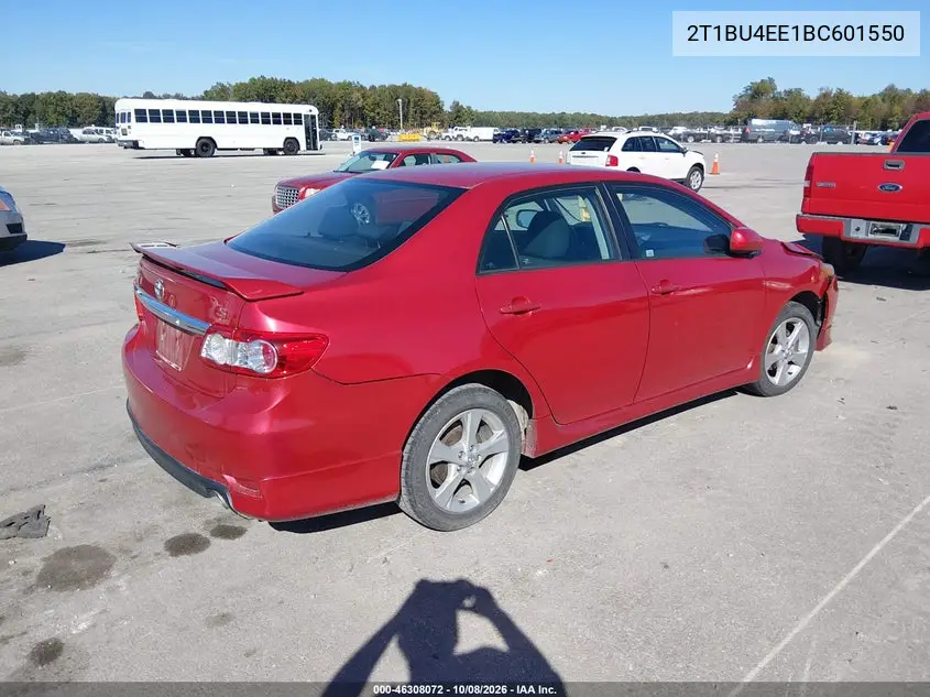 2011 TOYOTA COROLLA VIN 2T1BU4EE1BC601550 — фото 4