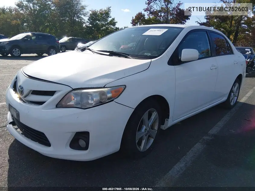 2011 TOYOTA COROLLA VIN 2T1BU4EE5BC752603 — фото 2