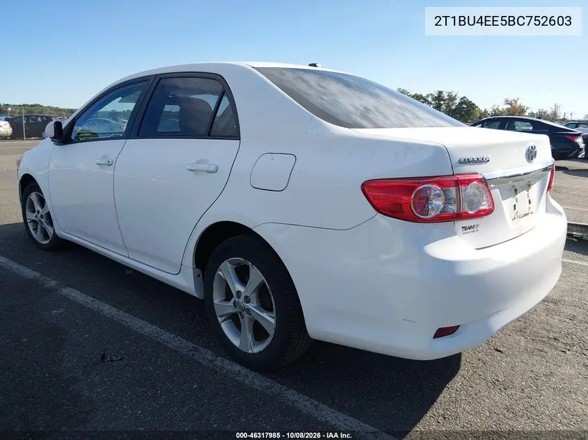 2011 TOYOTA COROLLA VIN 2T1BU4EE5BC752603 — фото 3